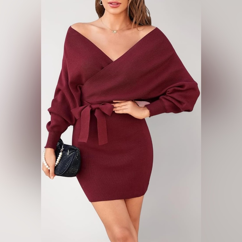 Zonsaoja Women's Sweater Dress
